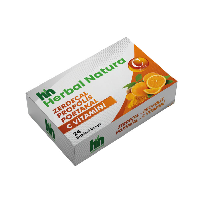 Hn Herbal Natura Zerdeçal Propolis Portakal C Vitamini Pastil